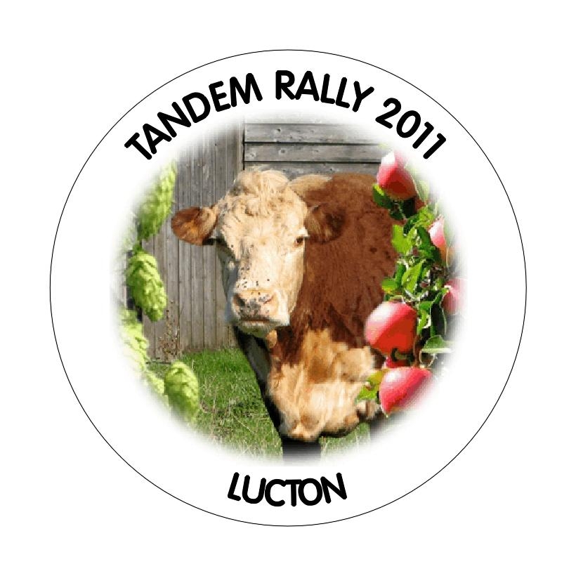 Lucton rally badge