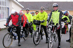 At the start - Cheddar Youth Hostel