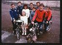 1986 - welcoming Dutch tandem riders Luud and Marjan to Sunderland 