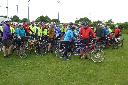 At the start of the ride on Sunday whilst waiting for the BBC