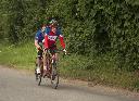 Barry Wilson and Jake Mitchell on the Hill Climb from Lacock
