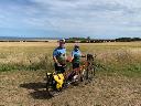 Stephen and Jill Gray on the short ride on Sunday