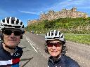 Jonathan and Tessa Cox at Bamburgh Castle