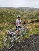 Sue Payton at Otterburn Ranges on the long ride