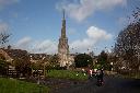 West Country Tandem Club passes Thornbury Church