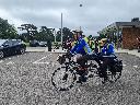 Tony and Janet Pritchard set off for the Velocio Challenge