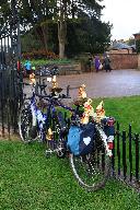 Chris and Helen Judens Tandem, now motorised, the second Mercian ever built