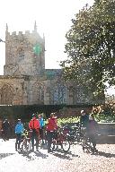 Jackie,Stuart,Danial,Debbie,Ron,Linda,Paul,Mary outside Kedleston Hall