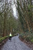 Terry and Cathy Barnaby clmbing from Carsington Water