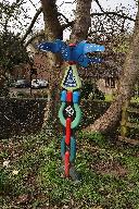 Millenium post at Ashbourne