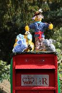 Yarn bomb at Yeaveley