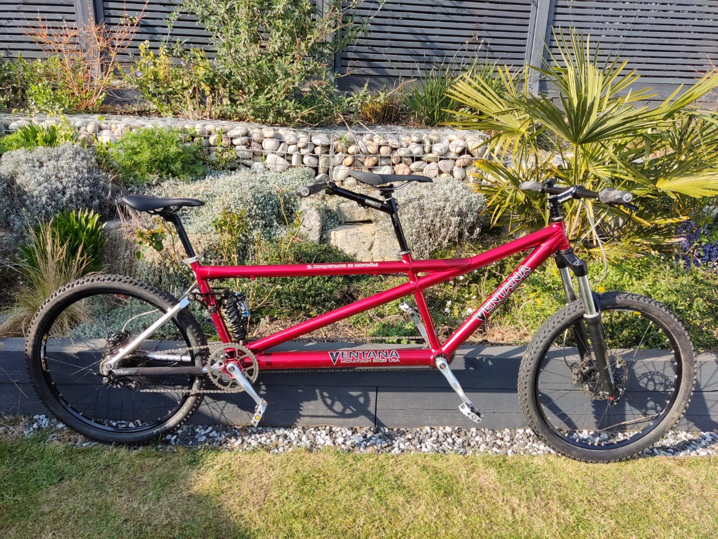 Full suspension tandem mountain bike for sale sale