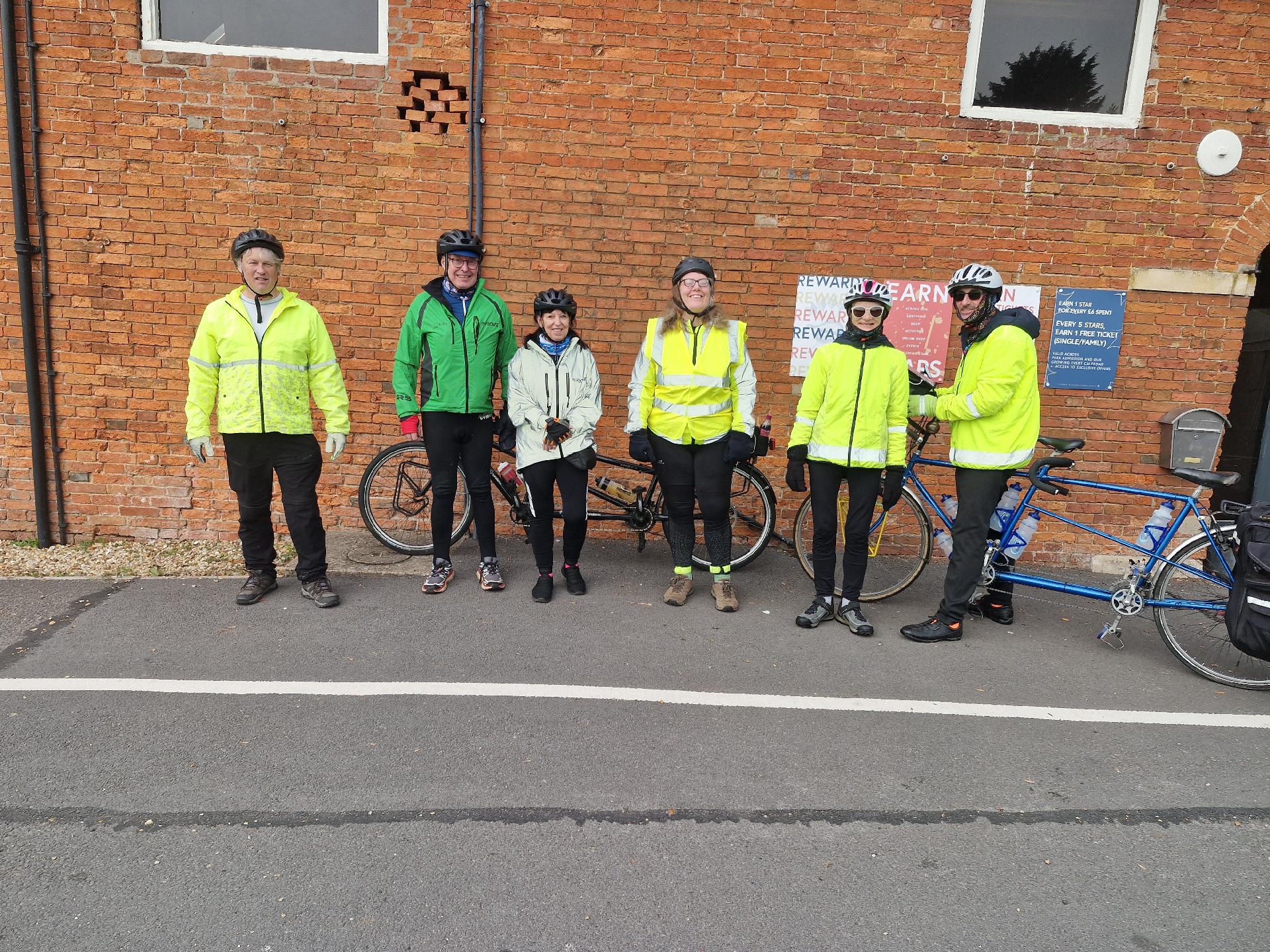 6 Humberside riders from Humberside who took part in the Humberside Roman Marathon.  