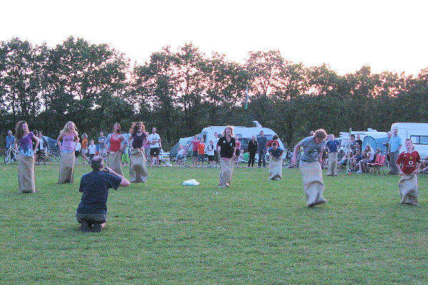 Sack race