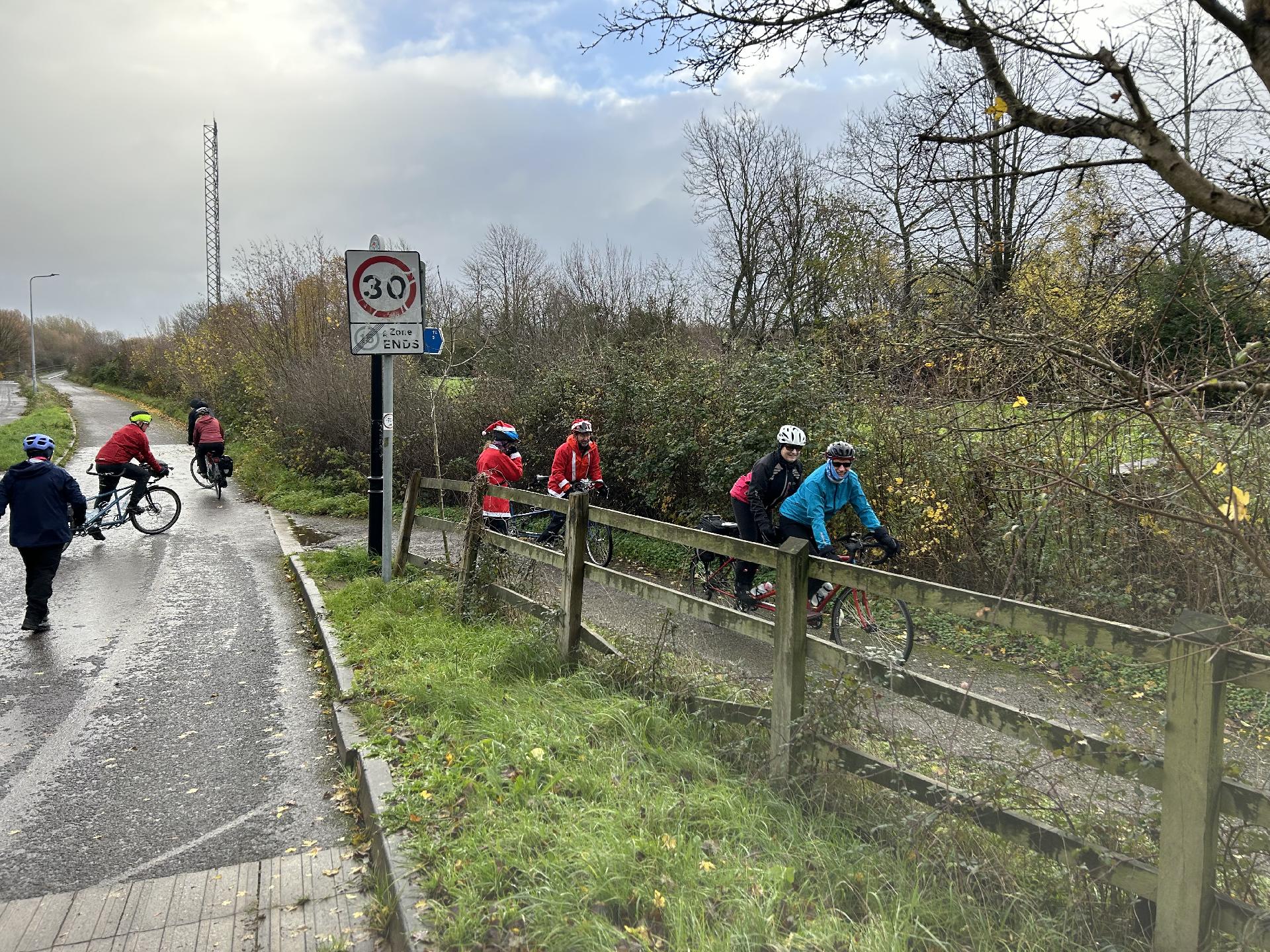 Heading south having crossed River Avon