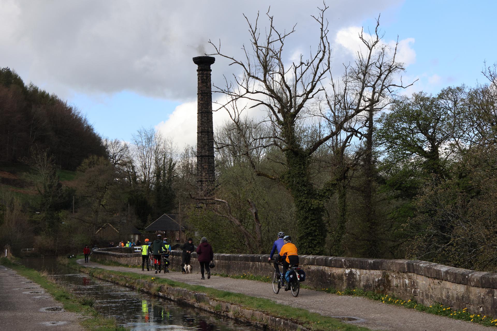 Chris and Helen Juden approach Leewood Pump House