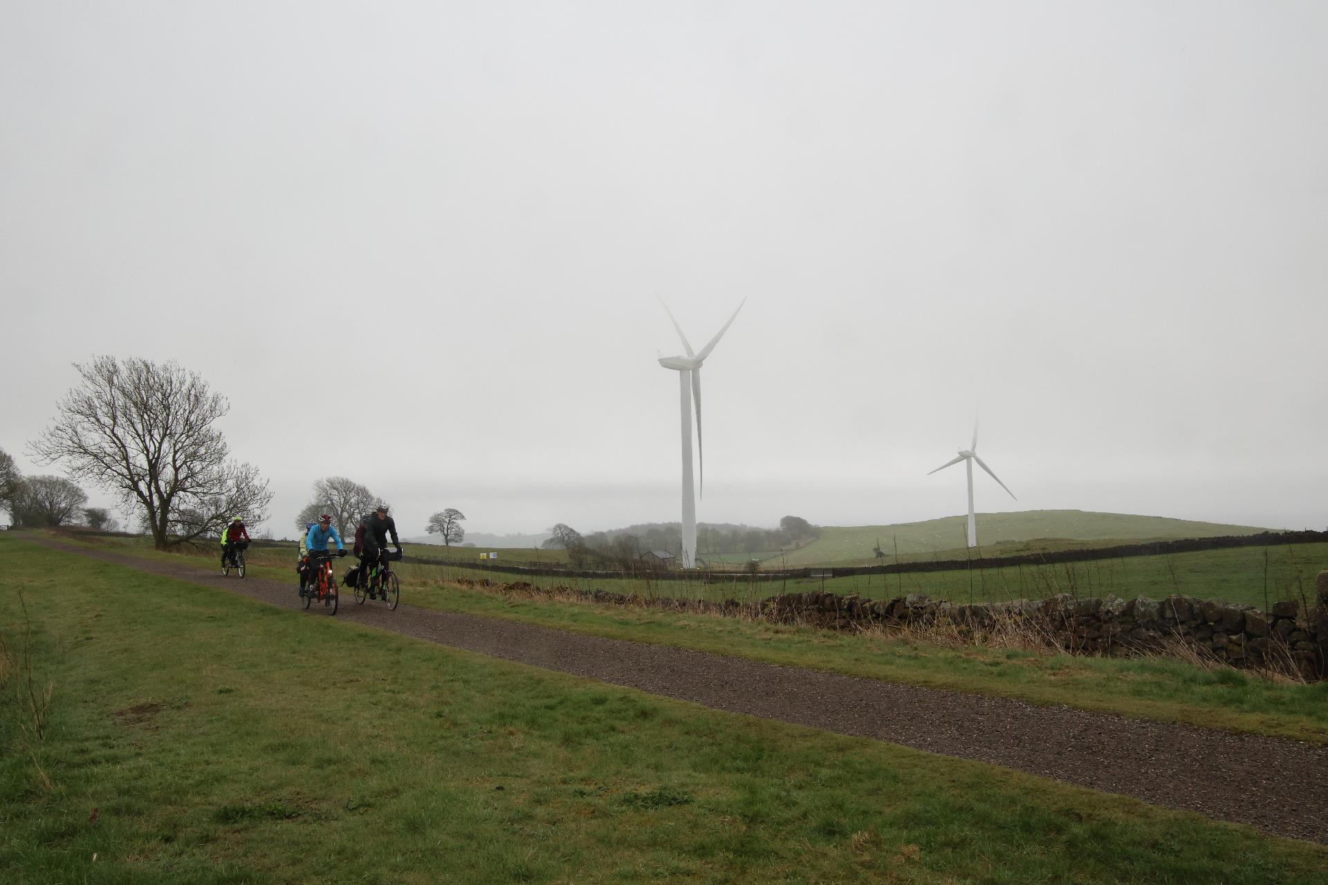 Paul,Mary,Danial,Debbie long the High Peak Trail