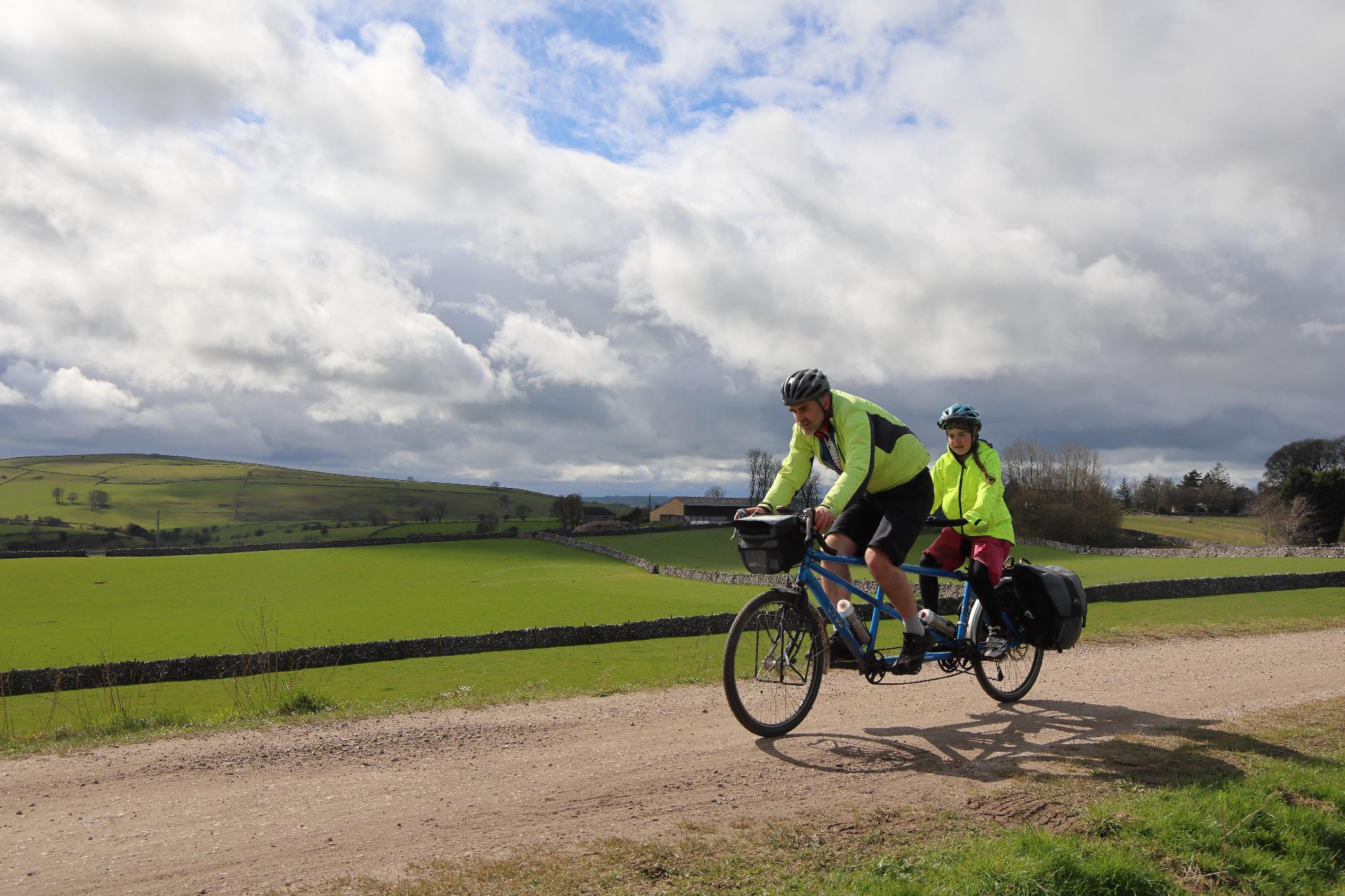 John and Pixie Little on the Tissington Trail