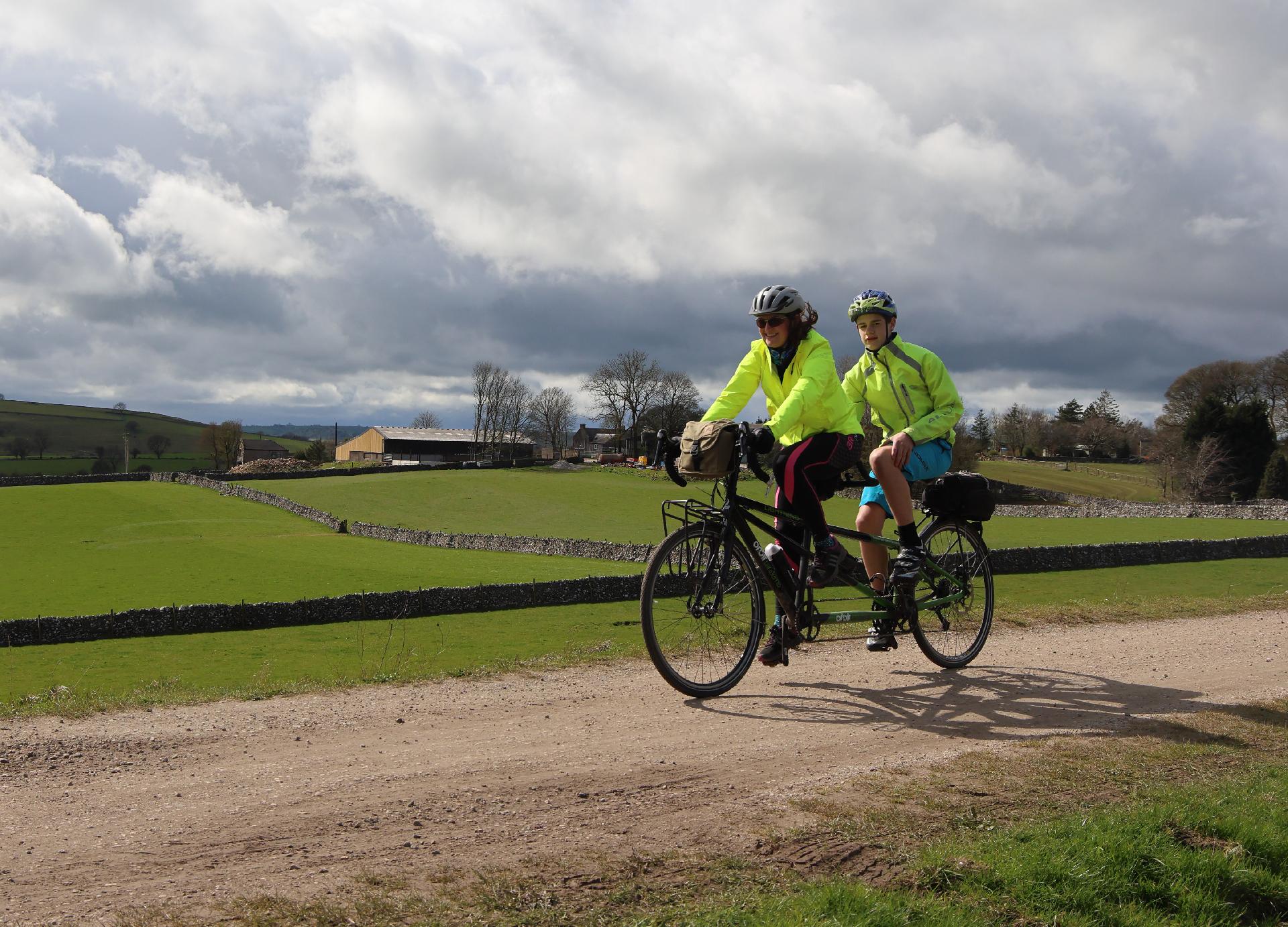 Claire and James Little on the Tissington Trail
