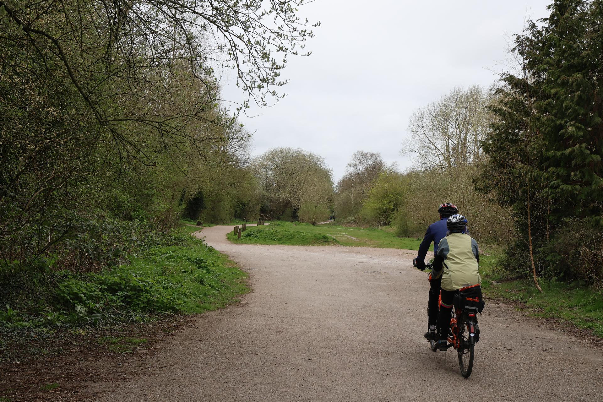 Daniel and Debbie Hendrikson on the Greenway