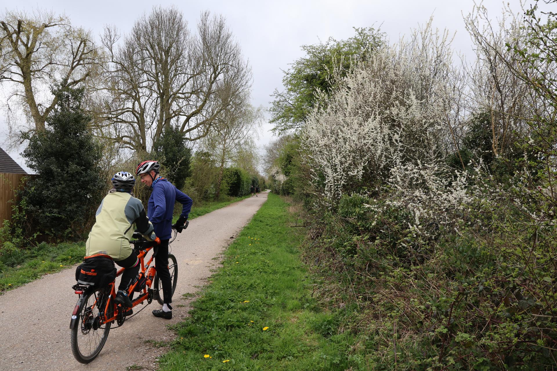 Daniel and Debbie Hendrikson on the Greenway
