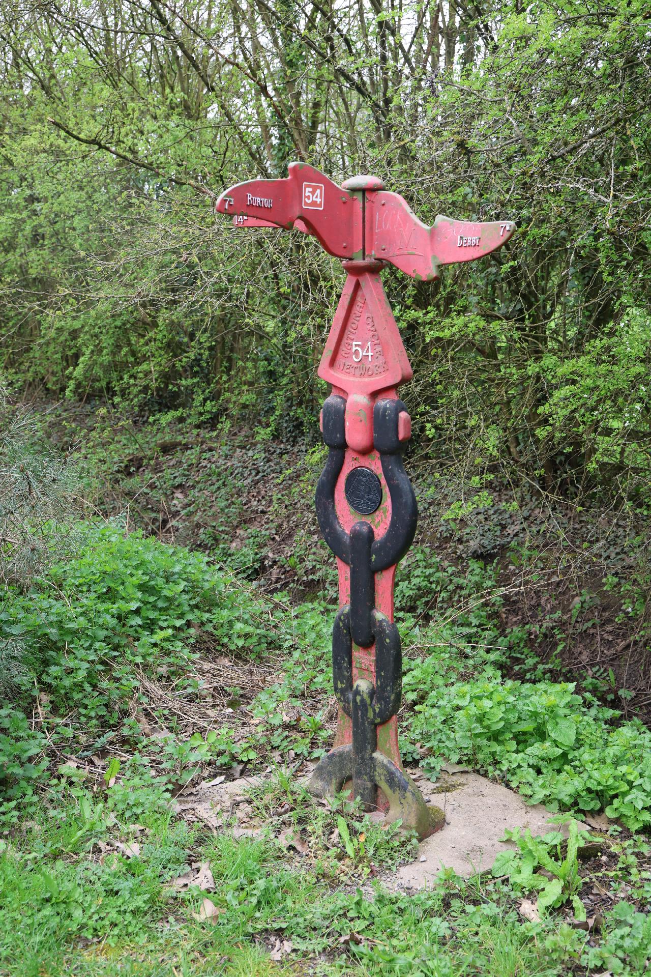 Sustrans post on the Greenway