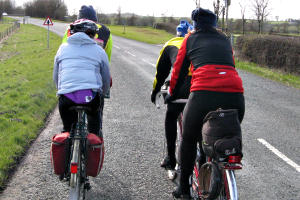 Tandem on the way to Milnthorpe