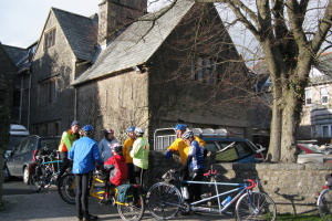 Tandems at Arnside Youth Hostel